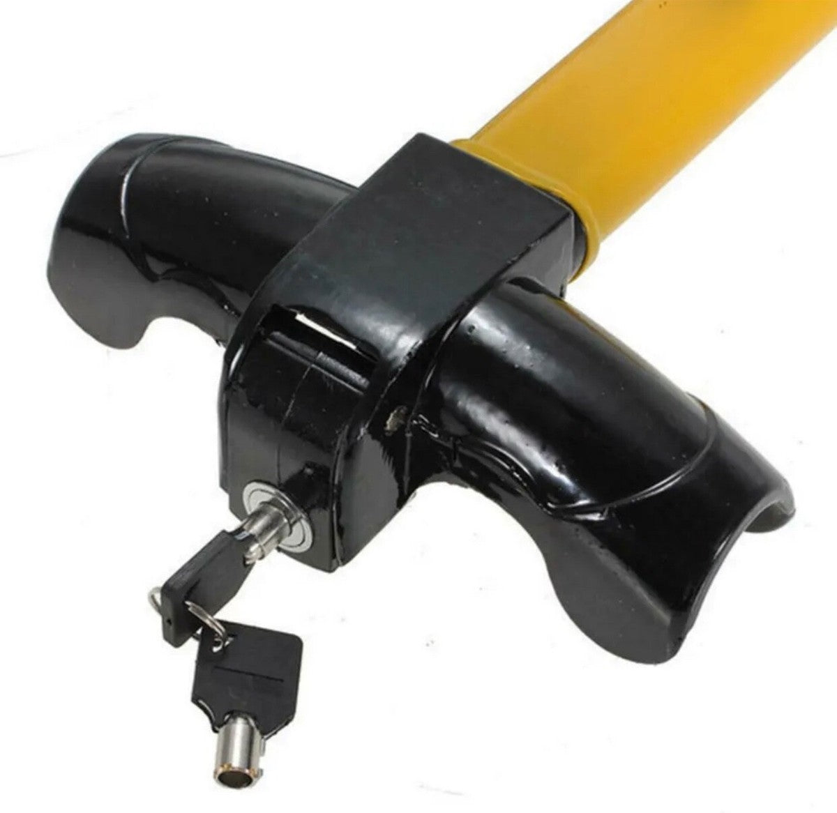 Car anti-theft lock steel steering wheel lock four interlocking anti-theft T-shaped lock strap ﻿